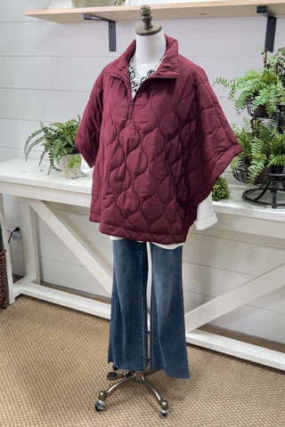 Mika Puffer Burgundy  Wona   