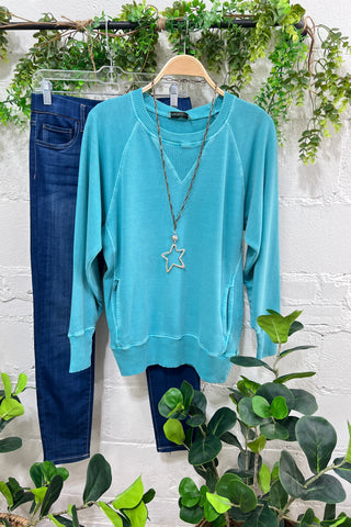 Special Edition Turquoise Shirts & Tops Zenana