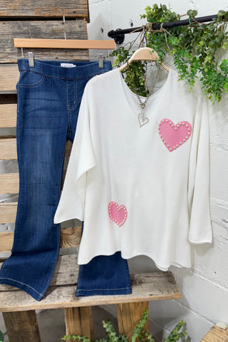 Switch It White sweater Mina Rosa/Miss Carla