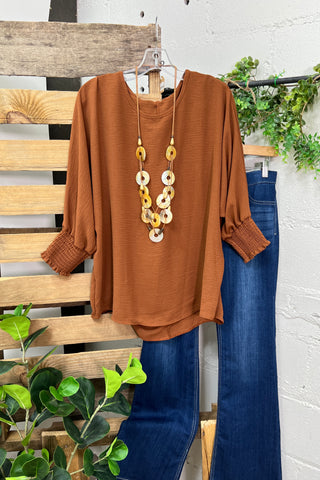 Candace  Chestnut Shirts & Tops SOL   