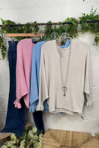 Glisten Sweater Baby Blue sweater Carla&Co