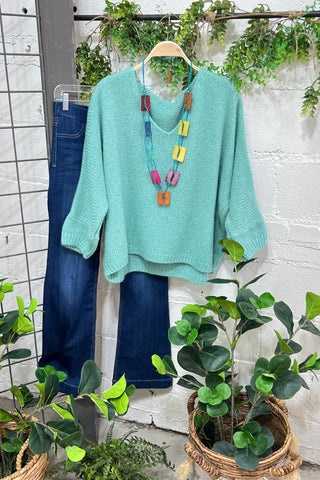 Nostalgia Mint sweater Miss Carla