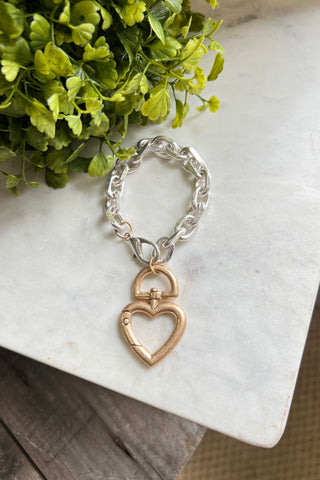 Chain My Heart Bracelet Bracelets Carol's Boutique   