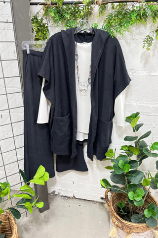 Uptown Cardi Black Cardigan stylive