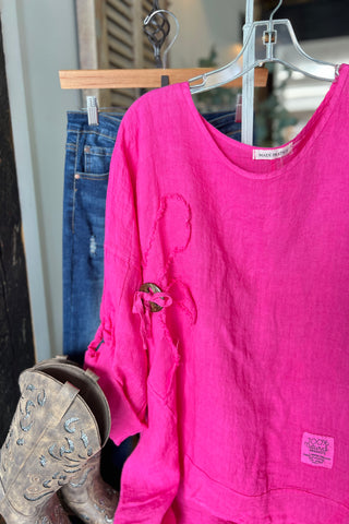 Flower Patch Fuchsia Shirts & Tops Prospero   