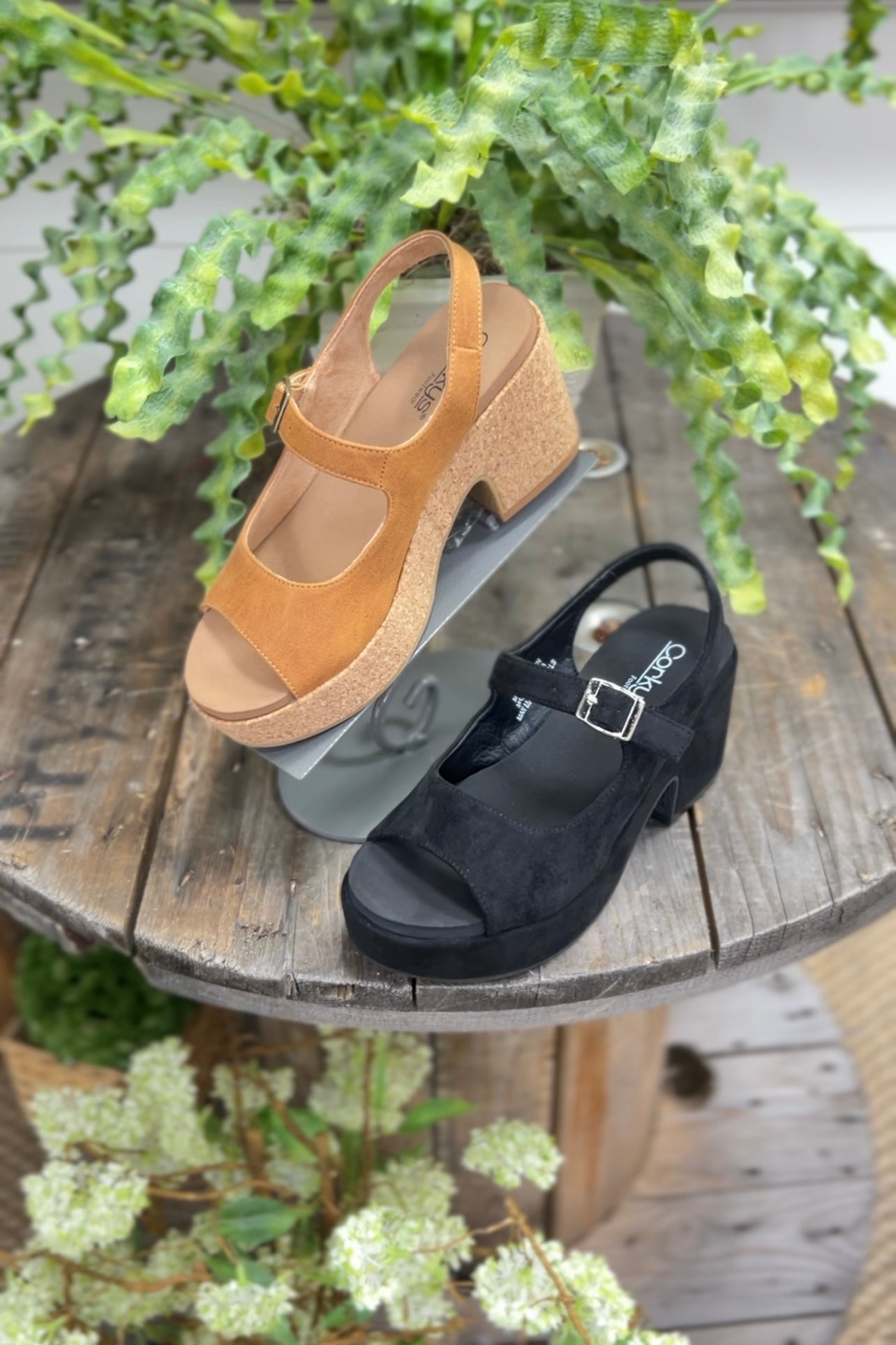 Miss Behavin Platform Black by Corky s