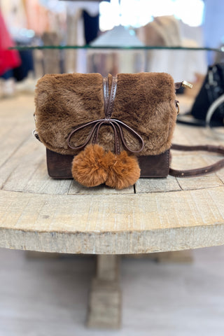 Fur Baby Purse Chestnut purse A Touch Of Style   