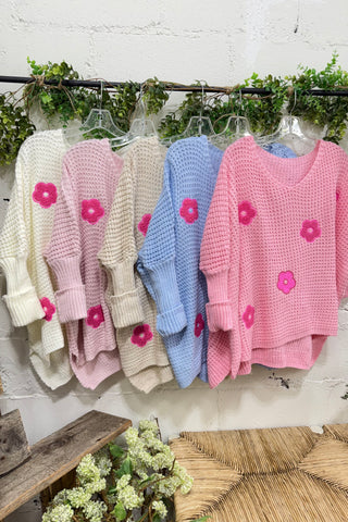 Dilly Sweater Light Pink sweater Carla&Co