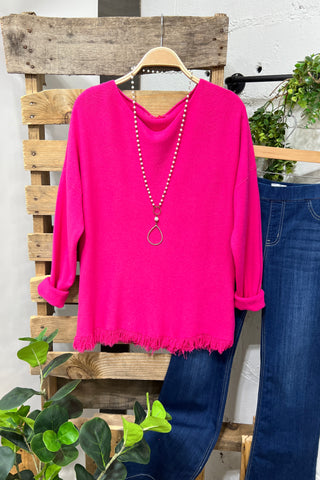 Donna Sweater Fuchsia  Z Studio   