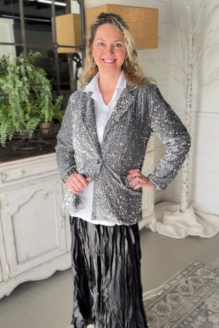 Sabrina Bling Blazer Blazer Carol's Boutique