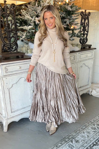 Swirl Skirt Champagne