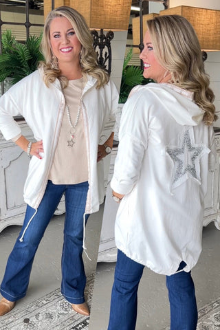 Starsky Jacket  Ivory Jacket Miss Carla   