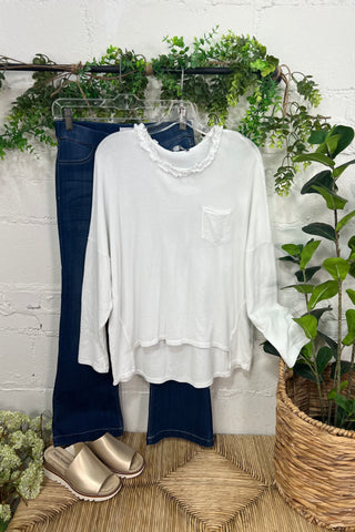 Storied White Shirts & Tops MuMu