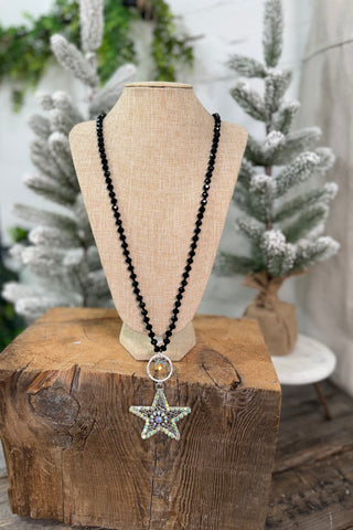 Star Link Necklace AB/Silver Necklaces BFF   