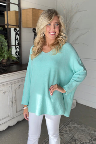 Simpler Days Mint sweater Mina Rosa/WePrice