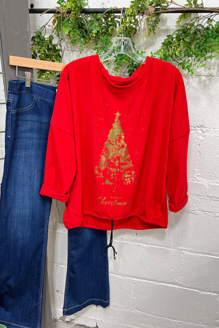 Gleaming Tree Red Shirts & Tops Oz