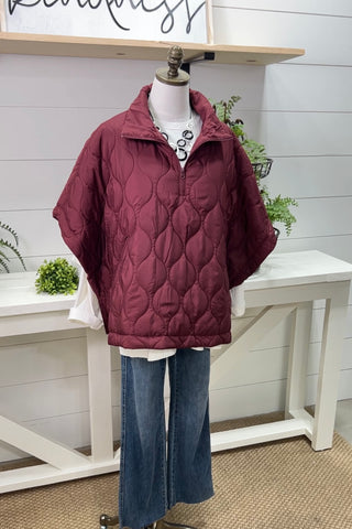 Mika Puffer Burgundy  Wona   