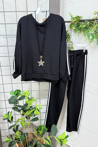 Performance Pant Set Black Top & Pant Set Oz