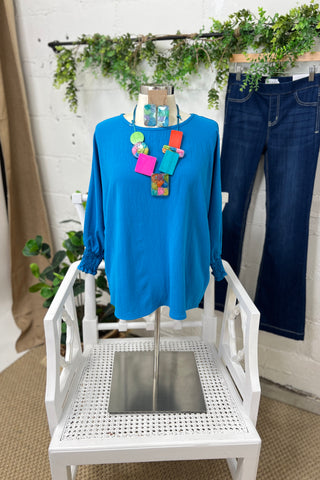 Heather  Turquoise Shirts & Tops Reborn J   