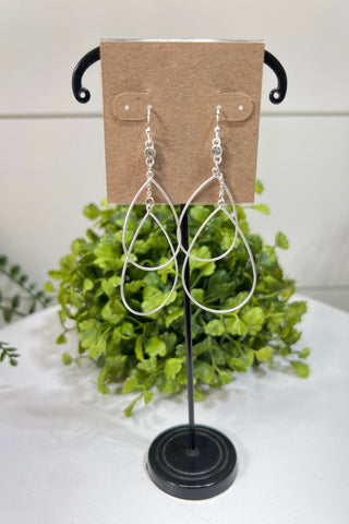 Array Earrings Silver Earrings Rain   