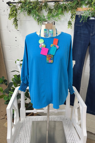 Heather  Turquoise Shirts & Tops Reborn J   