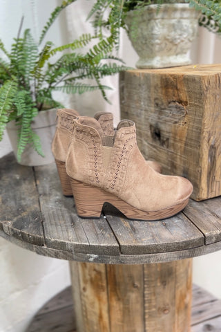 Pam Booties Taupe Boots Pierre Dumas   