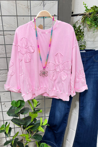 Anniston Pink Shirts & Tops Easel