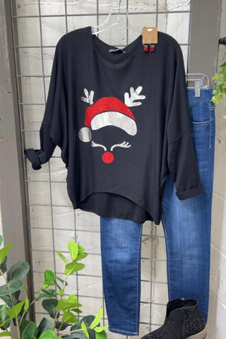 Reindeer Games Black Shirts & Tops Oz   