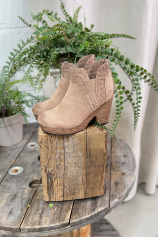 Pam Booties Taupe Boots Pierre Dumas   