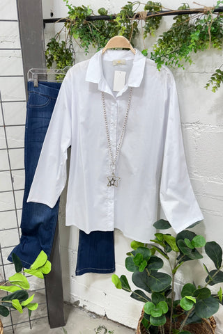 Wealth White Shirts & Tops Mina Rosa/Miss Carla