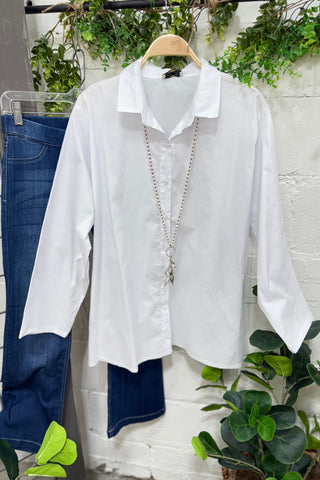 Wealth White Shirts & Tops Mina Rosa/Miss Carla