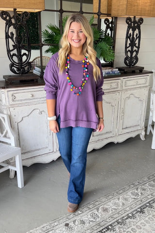 Trudy Purple Shirts & Tops MuMu   