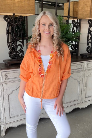 Saving Summer Jacket Tangerine  Oz   