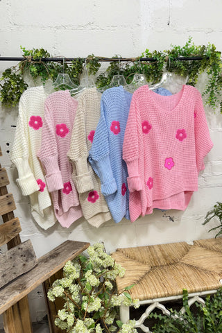 Dilly Sweater Light Pink sweater Carla&Co