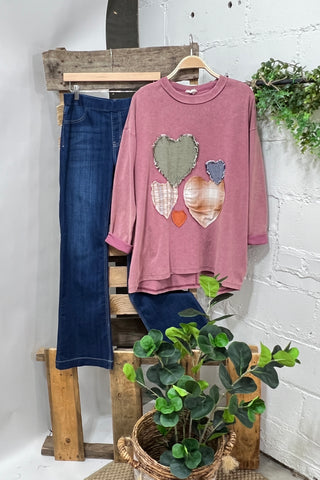 Guard Your Heart Mauve Shirts & Tops Easel   