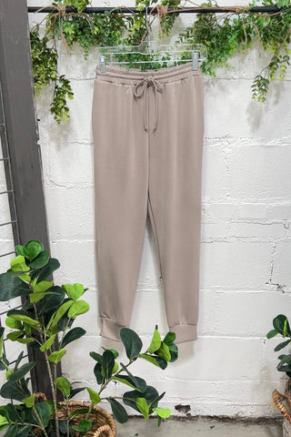 Obtain Jogger Taupe Pants Charlotte Avery