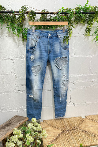 Blingy Heart Jeans jeans Carla&Co