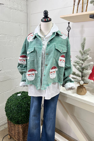 Santa Jacket Green Jacket Bibi   