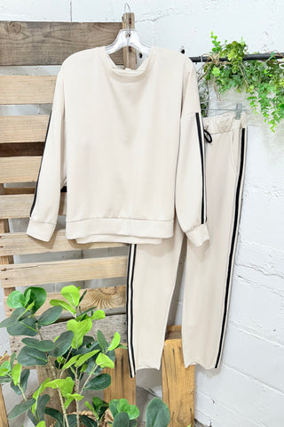 Performance Pant Set Beige Top & Pant Set Oz