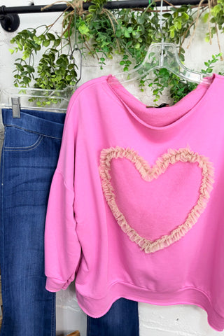 Big Hearted Pink Shirts & Tops MuMu