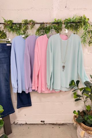 Spring Days Blue Shirts & Tops Heimish USA