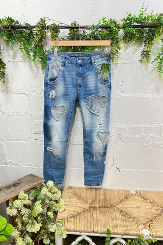 Blingy Heart Jeans jeans Carla&Co