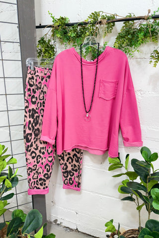 Shenanigans Fuchsia Sweatshirt MuMu