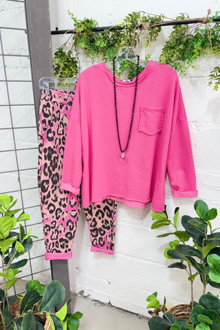 Shenanigans Fuchsia Sweatshirt MuMu