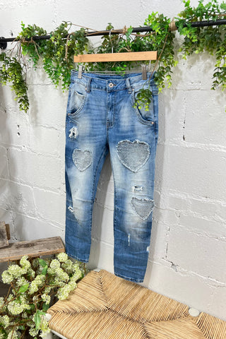 Blingy Heart Jeans jeans Carla&Co