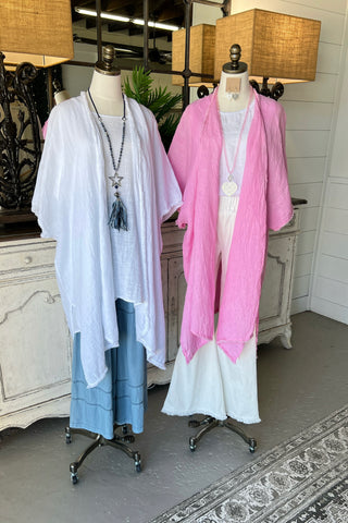 Free Flow Kimono Pink  Oz   