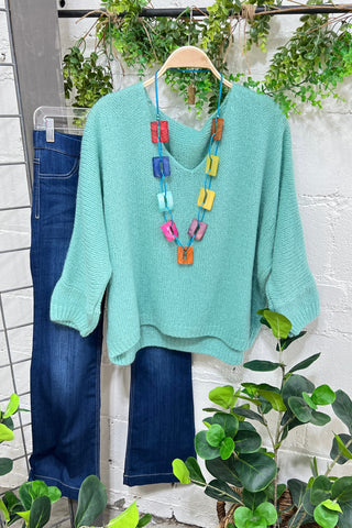 Nostalgia Mint sweater Miss Carla