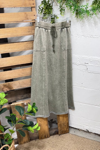 Tayan Skirt Olive skirt Easel   