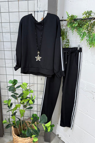 Performance Pant Set Black Top & Pant Set Oz