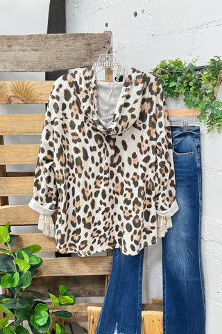 Vivacious Beige Leopard Shacket